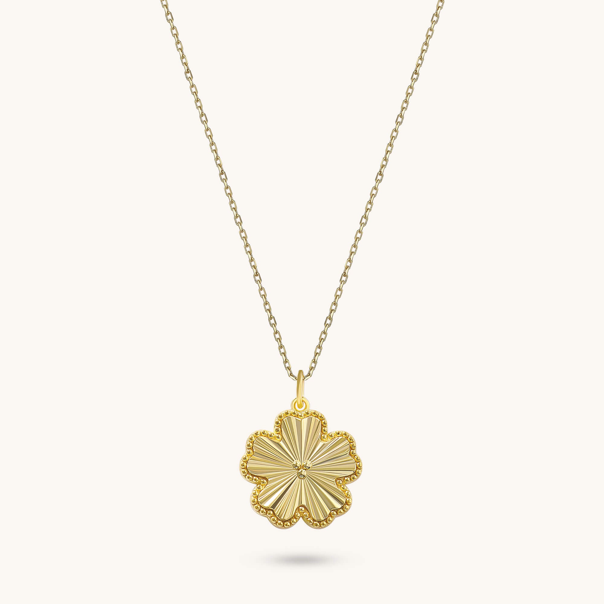 Women's Bloom Necklace in Gold Vermeil on 925 Sterling Silver