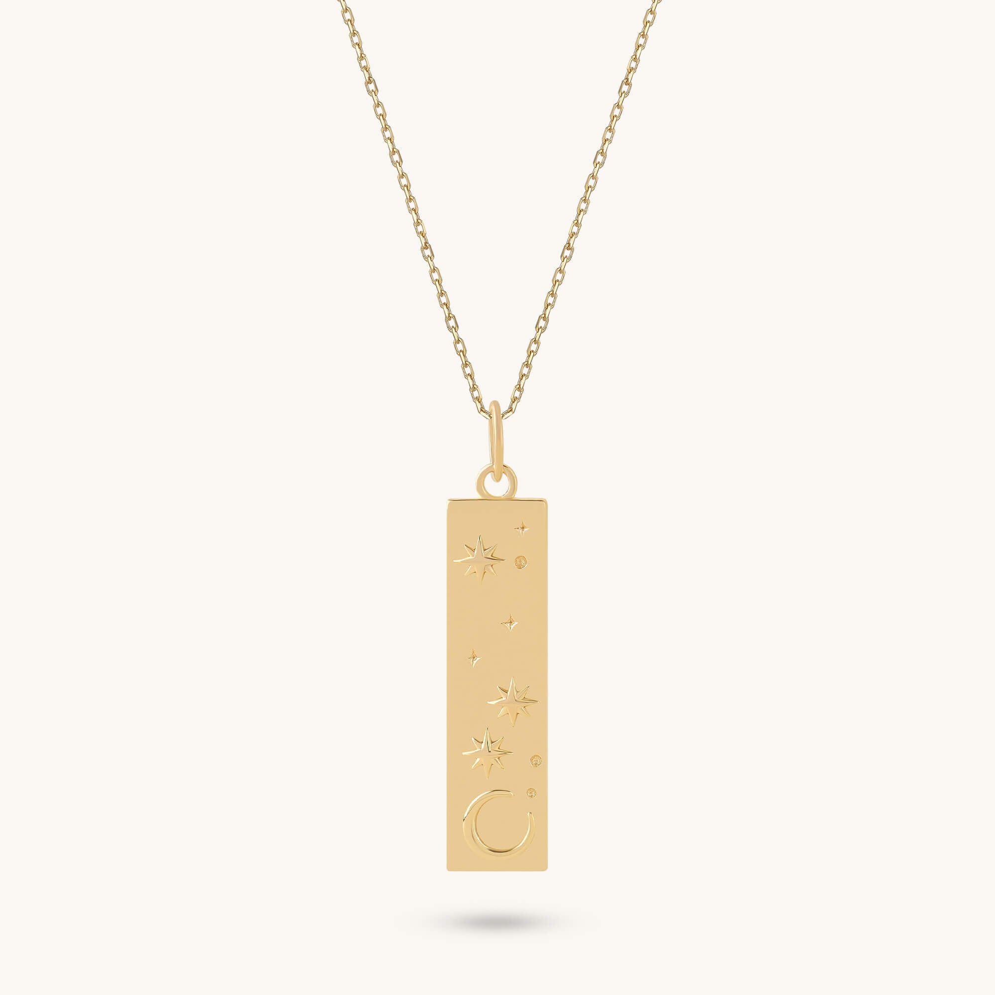 Celestial Bar Necklace in Gold Vermeil on 925 Sterling Silver