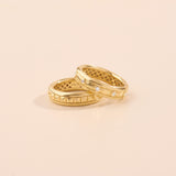 14K Real Yellow Gold Designer Wedding Band