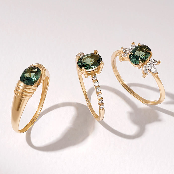 Norm Alexandrite Rings in Solid Gold