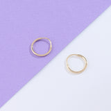 14k Gold Small Hoops for Women