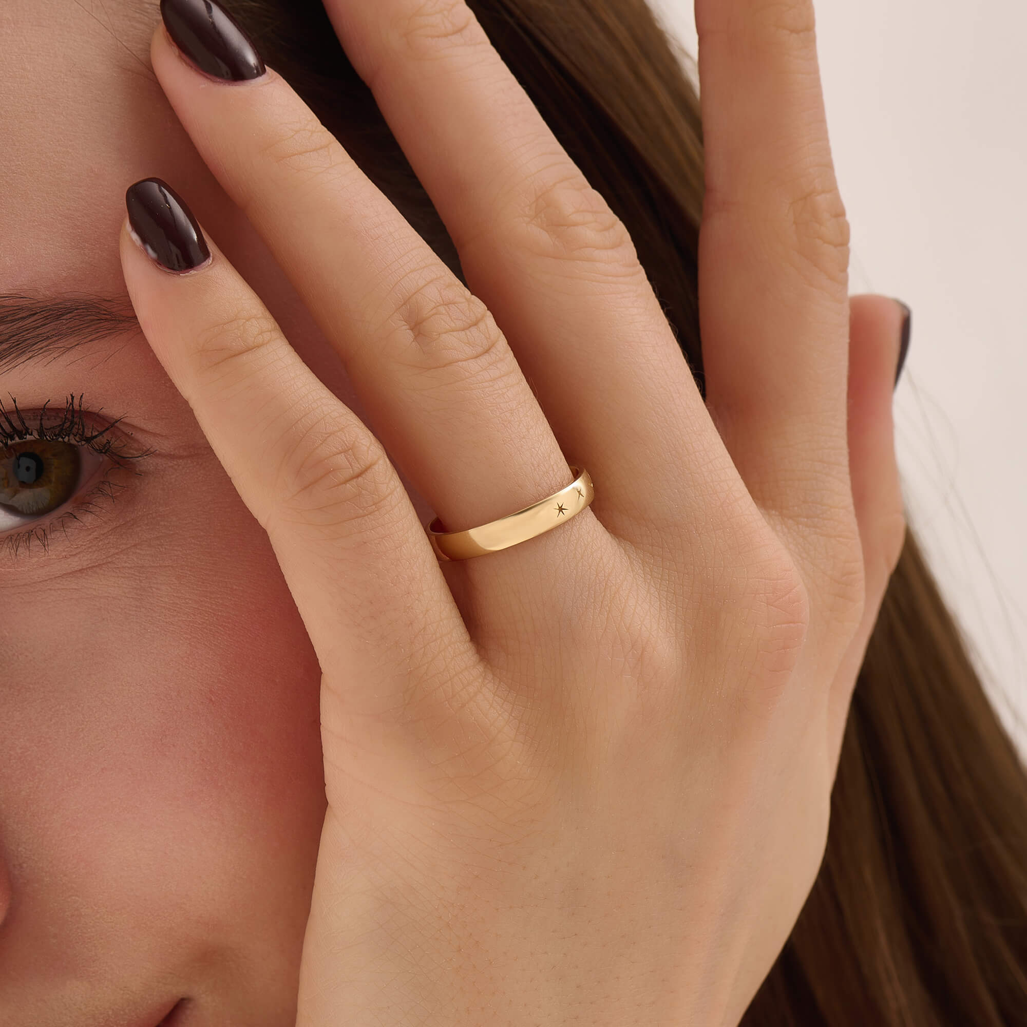 Women's Gold Vermeil Stellar Band Ring