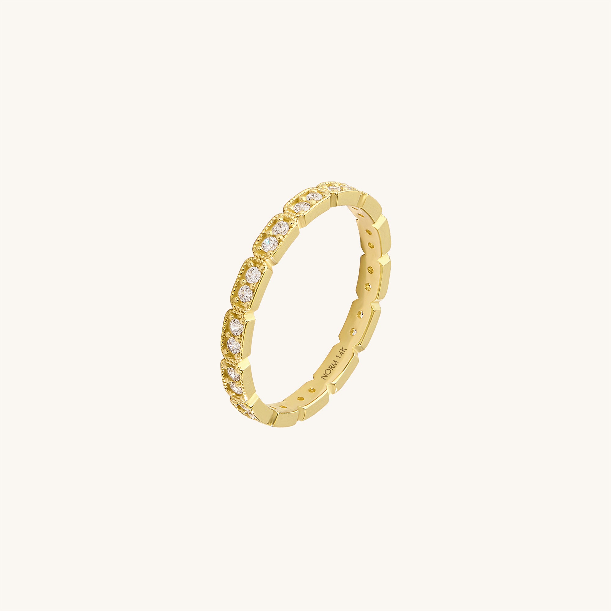 Unity Eternity Band Ring in Gold