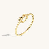 Knot Ring in 14k Solid Yellow Gold