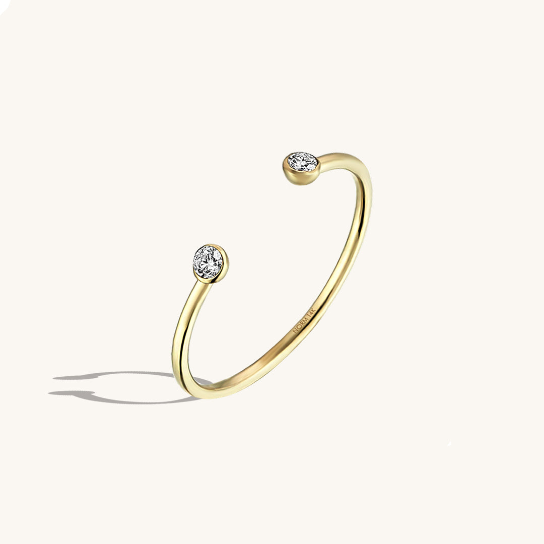 Open Band Ring in 14k Real Gold