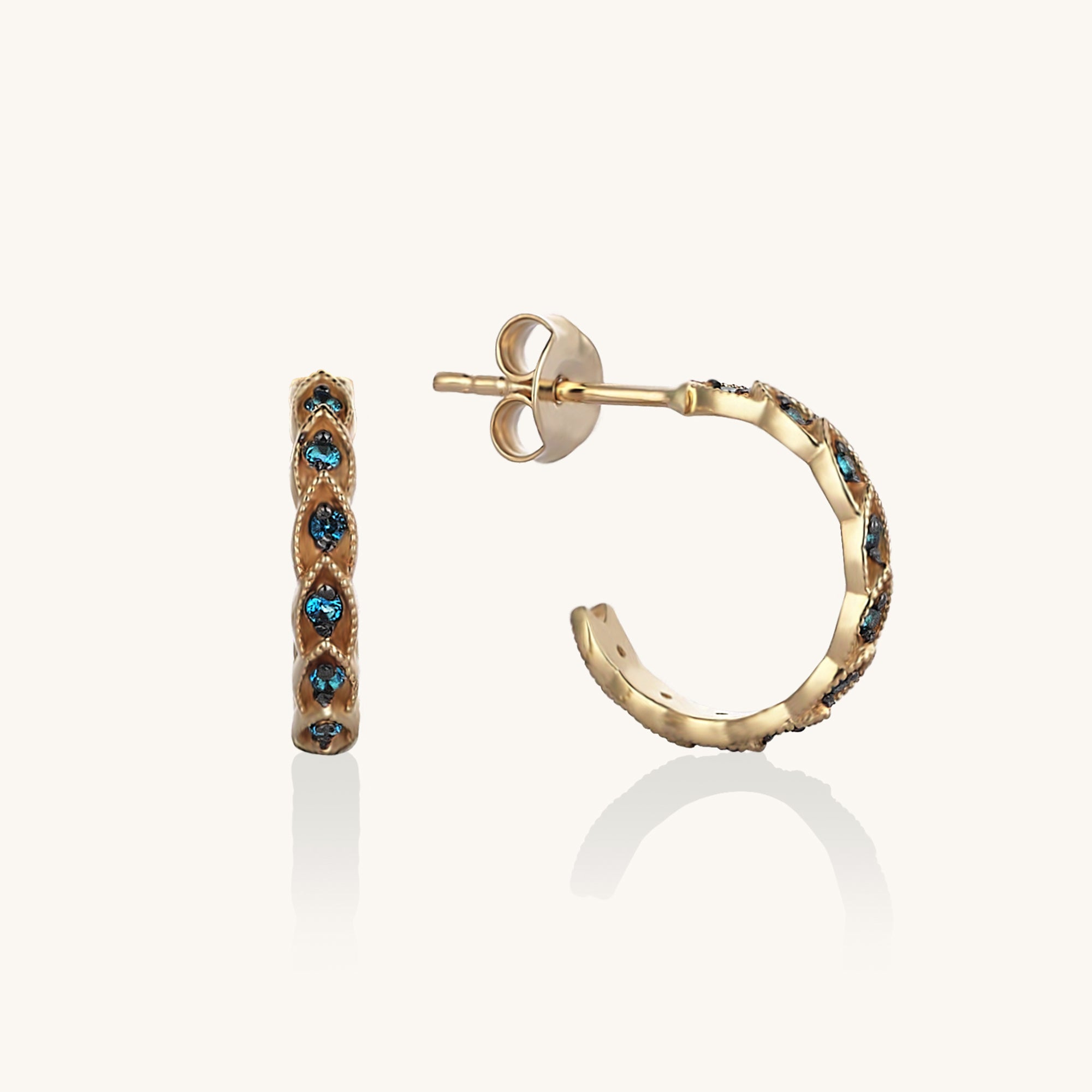 Premium Novella Earrings in Gold