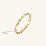 Vine Ring in 14k Real Gold