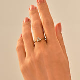 0.15ctw Diamond Bee Ring in 14k Gold