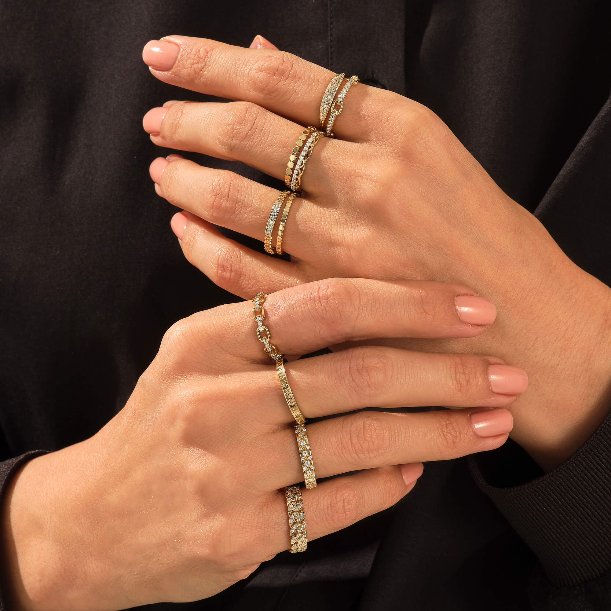 0.11 ctw Diamond Celtic Wedding Band in 14k Solid Gold