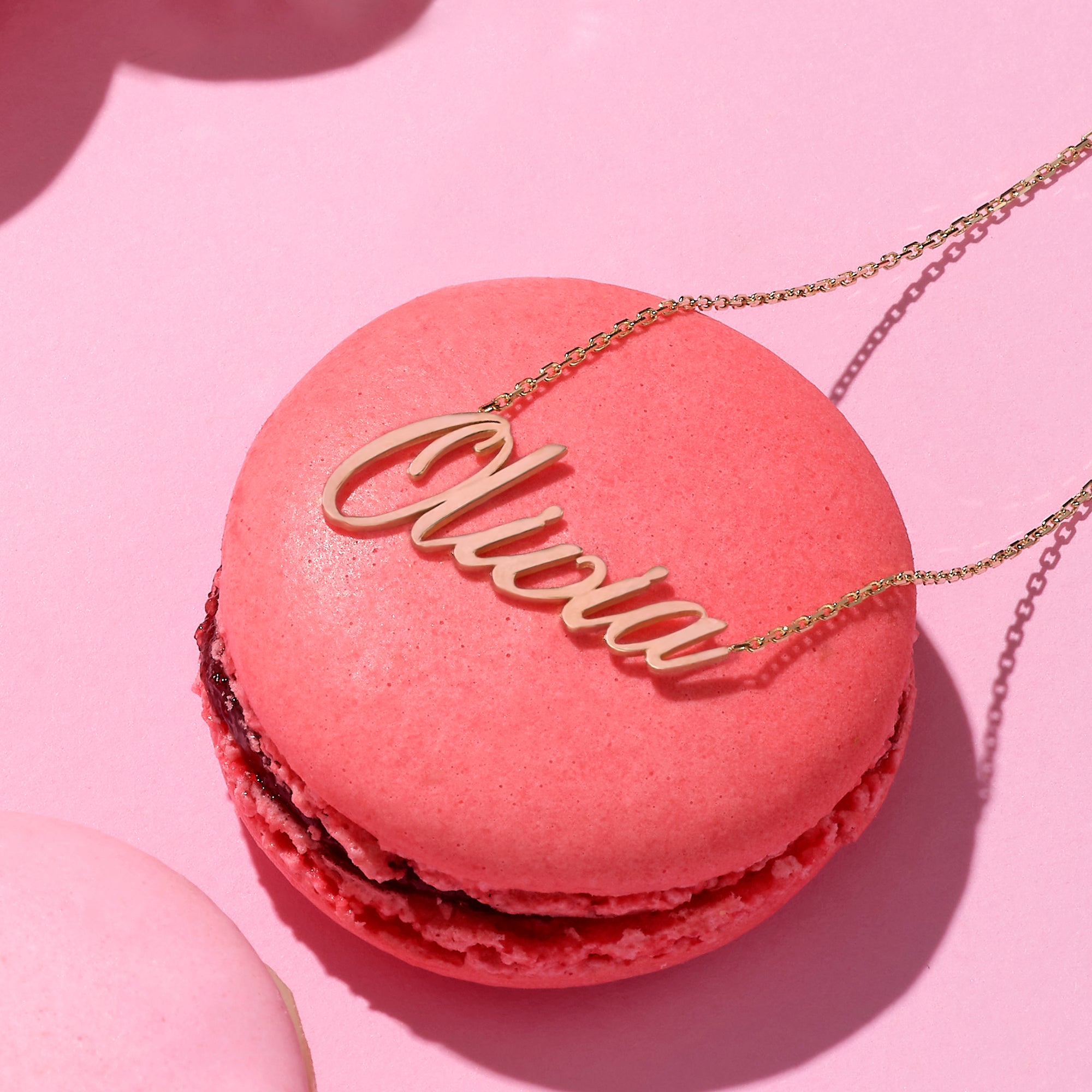 Women's 14k Solid Gold Personalized Name Necklace