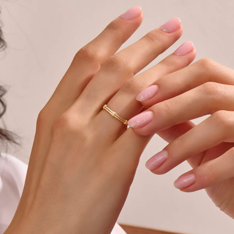 Women's Bond Band Ring in 14K Solid Gold