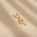 Triple Line Cascade Earrings in 24K Gold Plated Vermeil on 925 Solid Silver