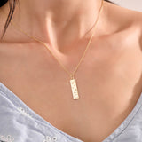 Women's Gold Vermeil Celestial Bar Necklace