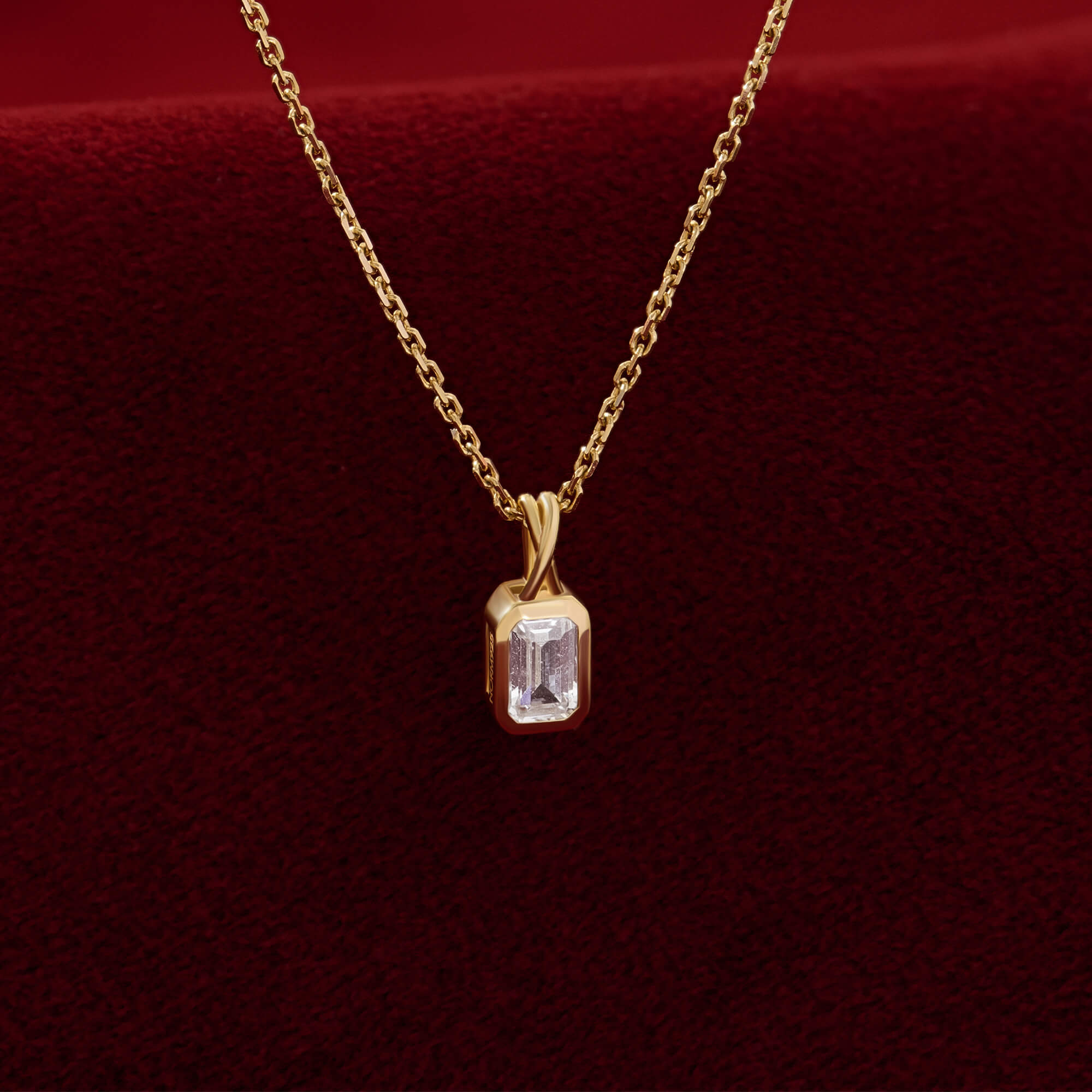 Vermeil Classic Baguette Necklace