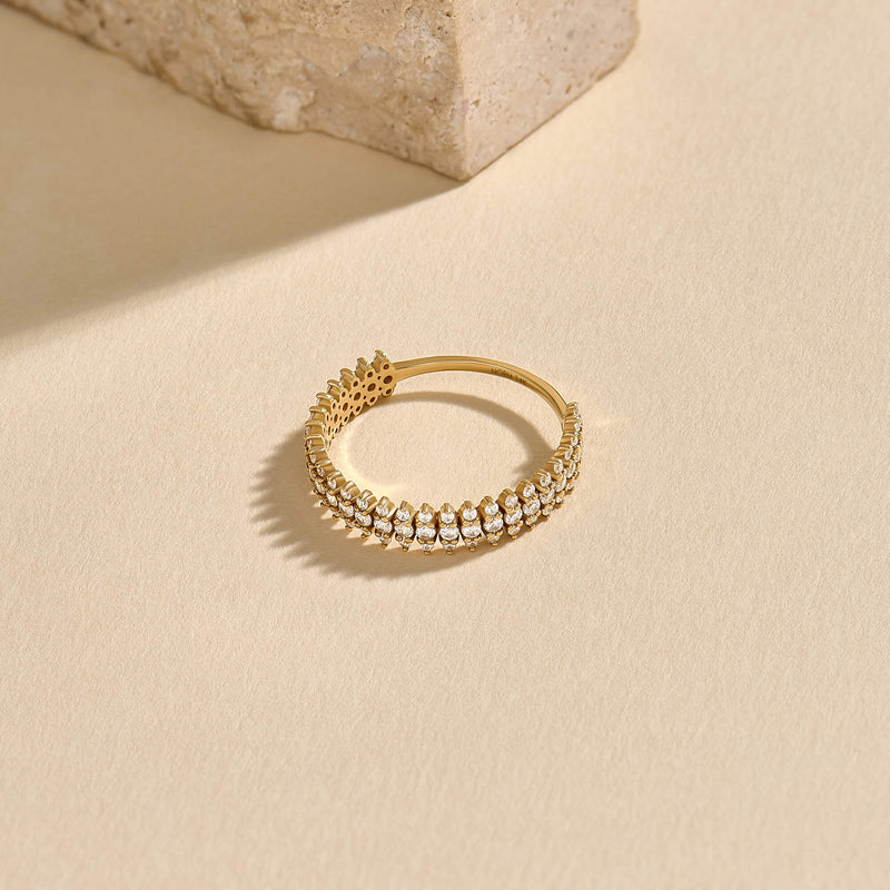 Dainty Band Ring in 14K Gold