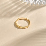 Diamond Minimal Star Pave Band Ring in 14K Gold