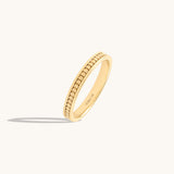 Dot Band Ring in 14K Solid Gold
