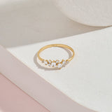 Iconic Diamond Cluster Ring in 14k Solid Gold