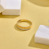 Iconic Diamond Half Eternity Band Ring in 14k Gold