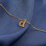 14K Real Gold Personalized Letter Bracelet