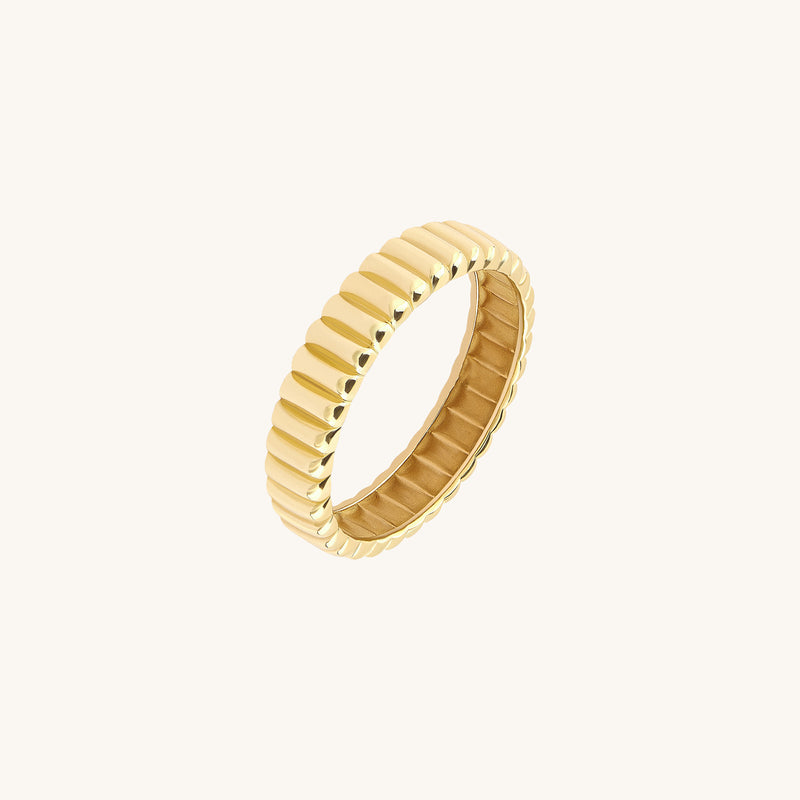 Minimalist Iconic Dome Ring in Gold