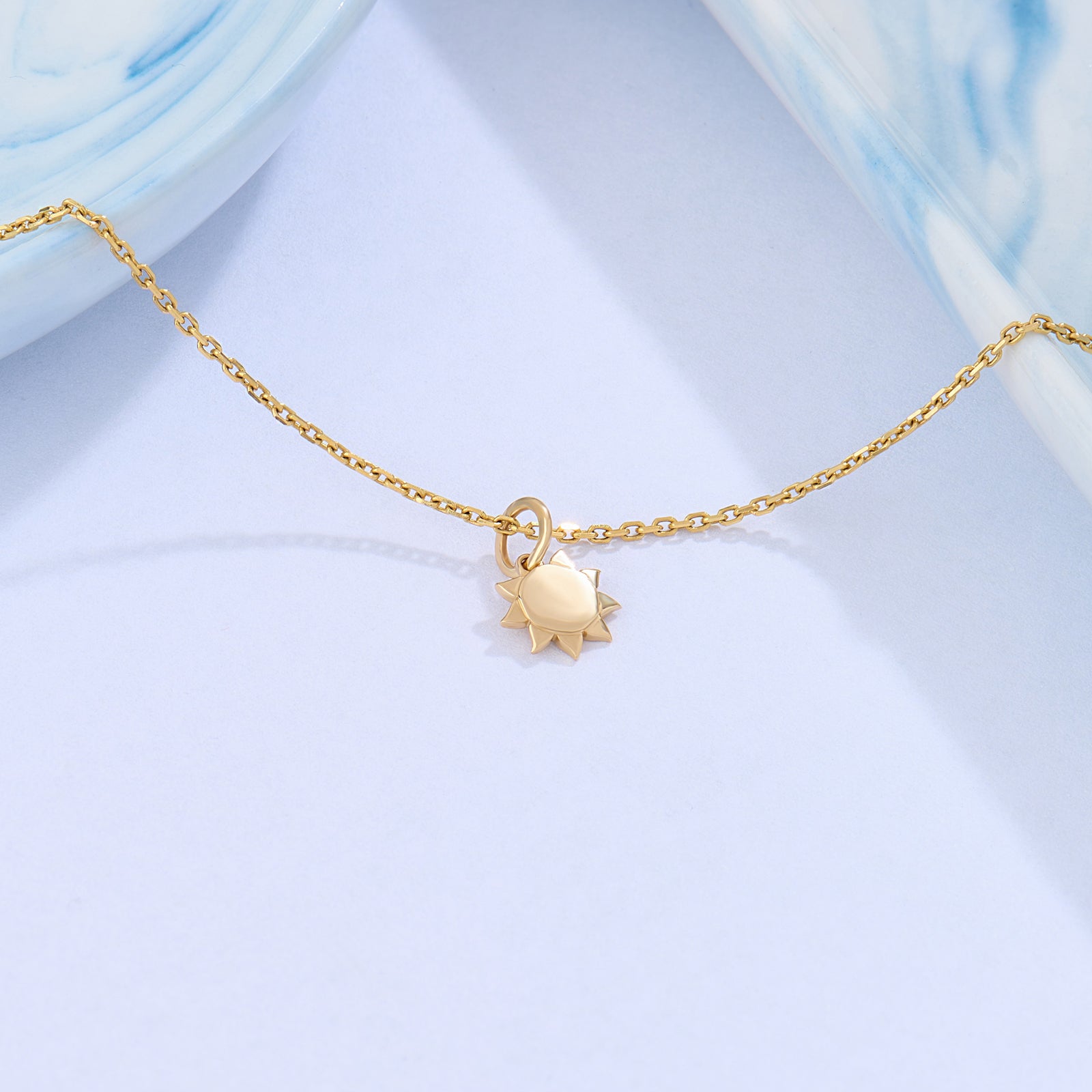 14k Gold Sand Dollar Necklace, 14k Gold Necklace, Minimalist Solid Gold Necklace, Delicate 14k Solid Gold Necklace, Ocean hotsell Minimalist Jewelry