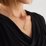 Mother & Baby Necklace in 14k Yellow Gold