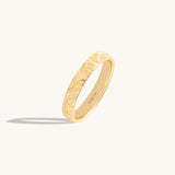 Olive Branch Wedding Band Ring in 14K Solid Gold