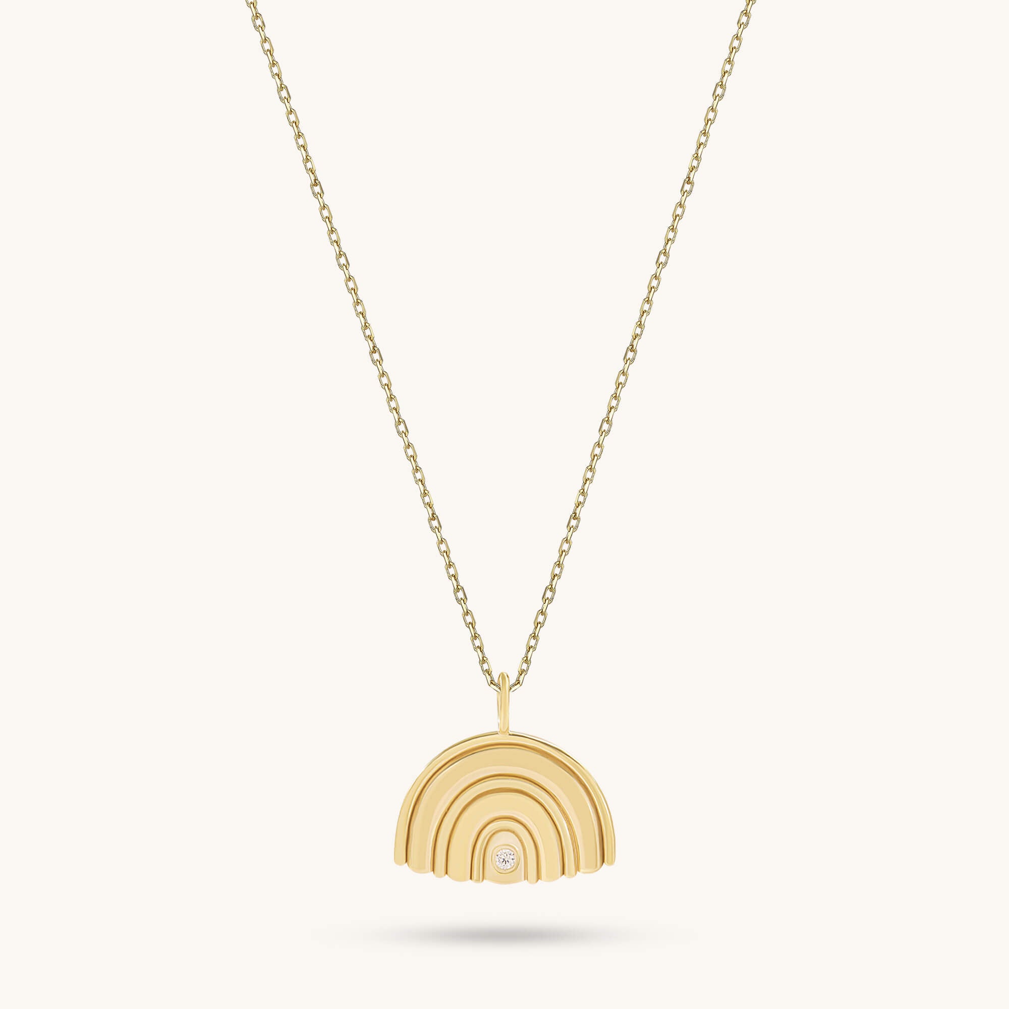 Rainbow Necklace in 24K Gold Vermeil