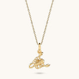 Scorpion Necklace in 14K Solid Gold