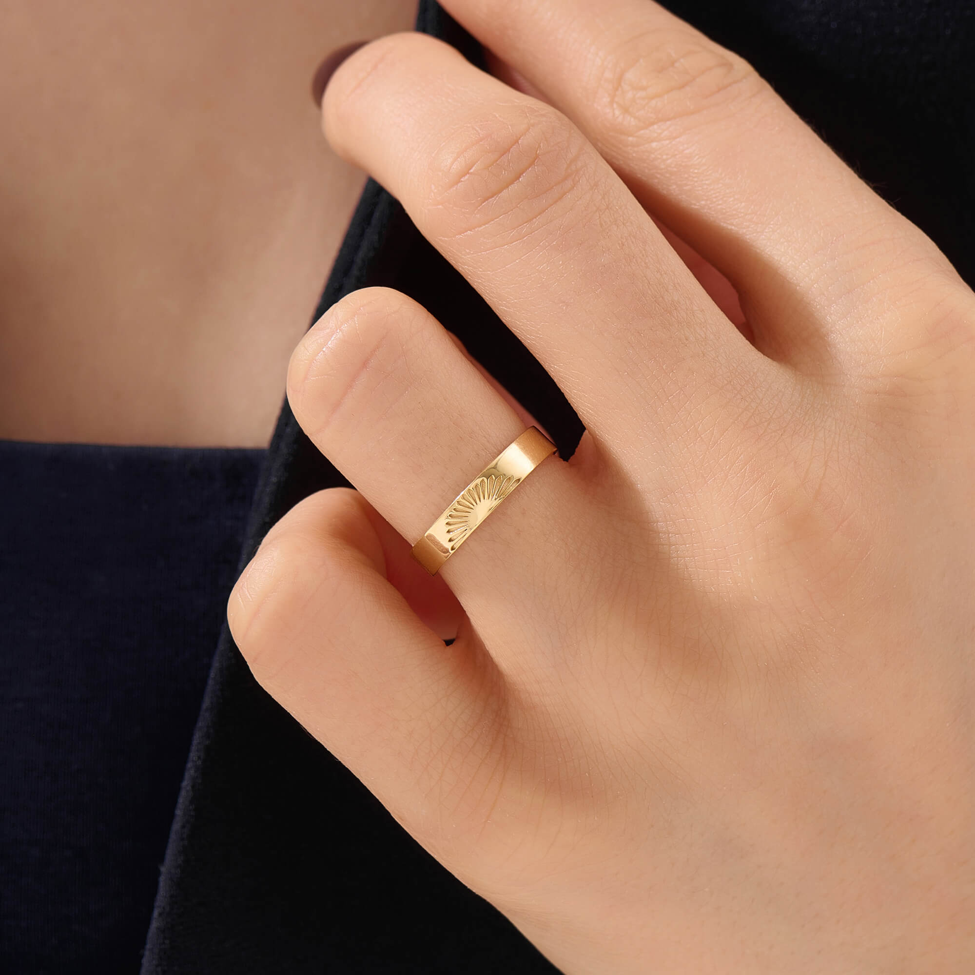 Women's 24K Gold Vermeil Sunrise Ring