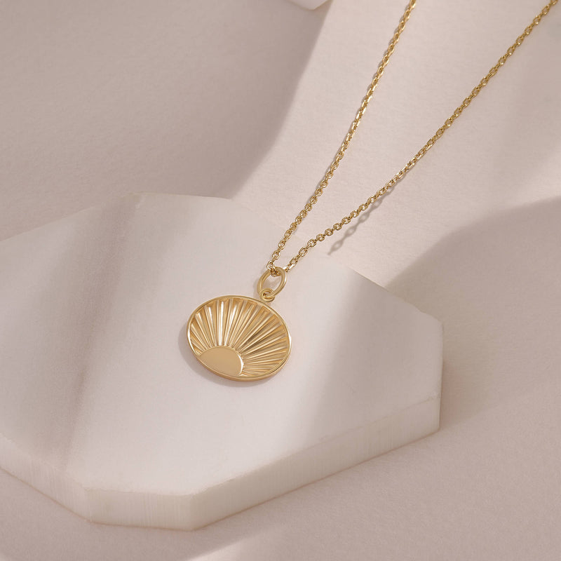 Gold Vermeil Sunrise Necklace