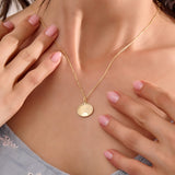 Women's Gold Vermeil on 925 Silver Sunrise Necklace