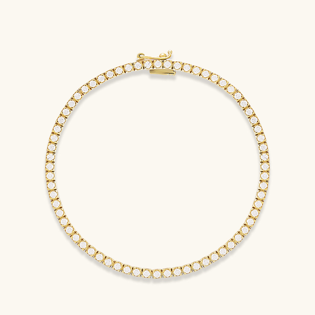 Women's 14k Gold Tennis Bracelet