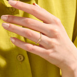 Bamboo Design Ring in 14k Real Gold