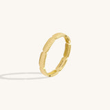14K Real Gold Unity Wedding Band Ring for Women