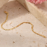 Women's 14k Solid Gold Valentino Chain Bracelet