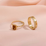 Color Changing Zultanite Solitaire Ring in 14K Gold