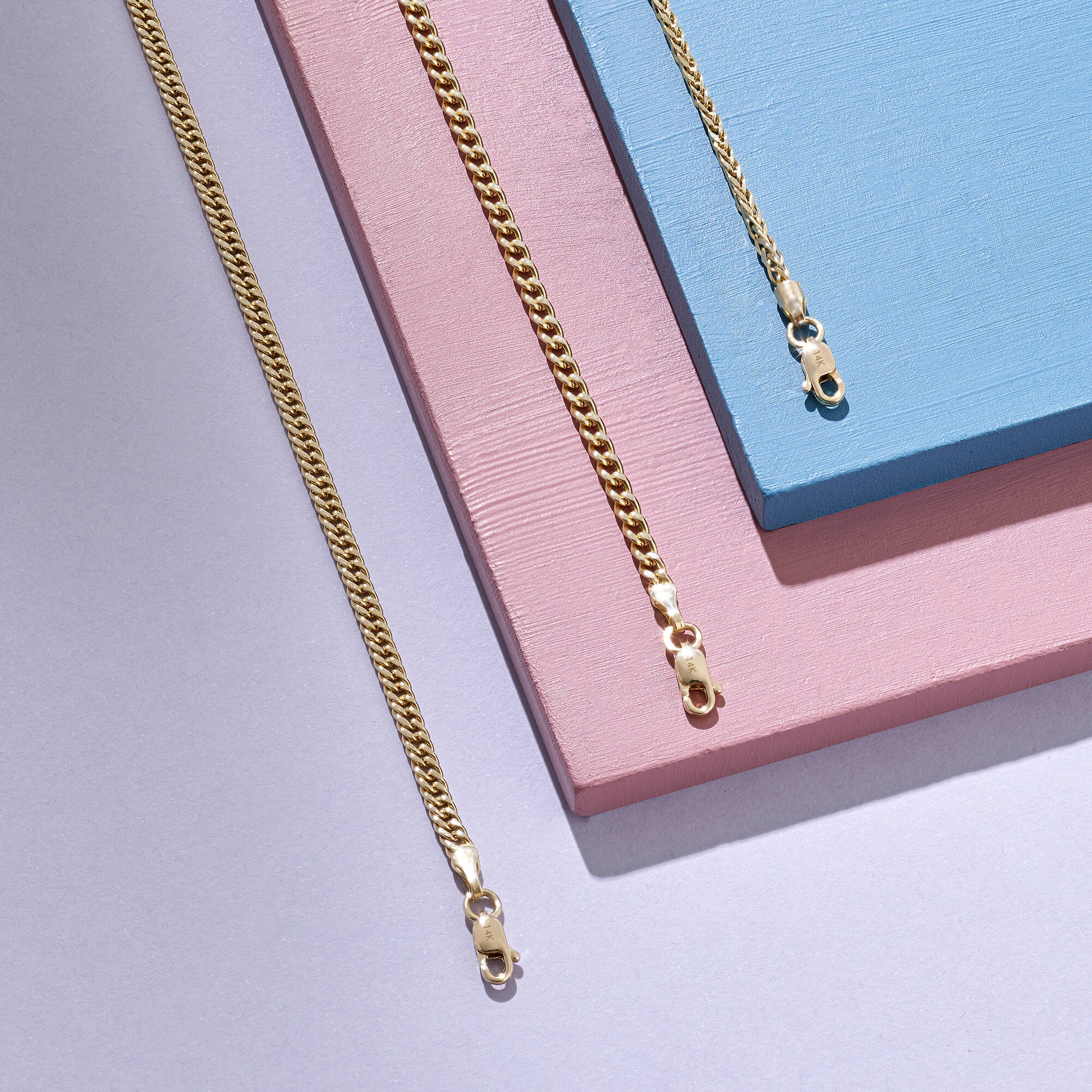 Palma Chain Bracelet in 14k Solid Yellow Gold