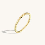 Bold Dot Ring in 14k Solid Gold