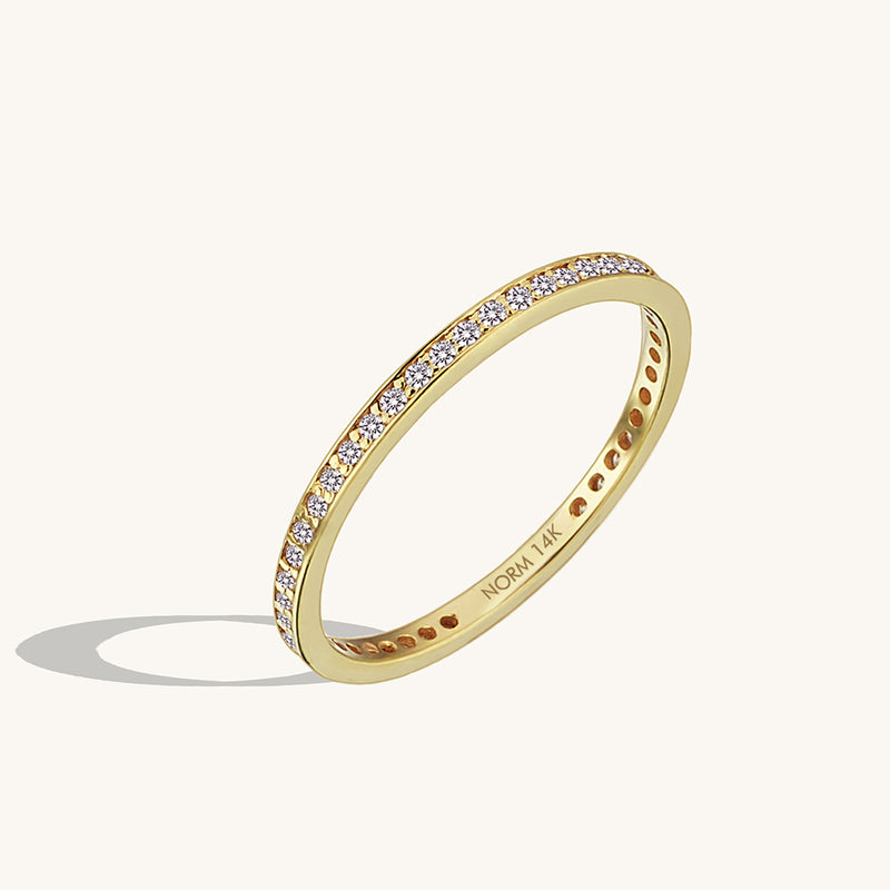 Eternity Ring in 14k Solid Gold
