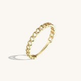 Heart Infinity Ring in 14k Solid Gold