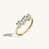 Iconic Baguette Ring in 14k Solid Gold