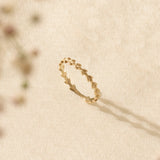 Olive Leaf Ring in 14k Real Gold