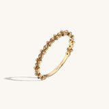 Dainty Prong Ring in 14k Solid Yellow Gold