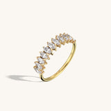 Delicate Marquise Ring in 14k Solid Gold