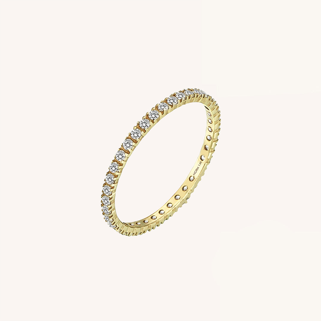 0.20 ctw Diamond Stackable Band Ring in 14k Gold