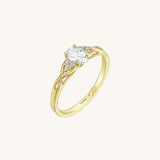 Women's 14 Gold Infinity Engagement Ring
