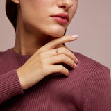 Dainty Knot Ring in 14k Solid Gold