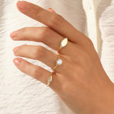 14k Real Yellow Gold Marquise Design Customizable Signet Ring for Women